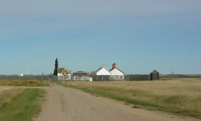 Fort Battleford National Historic Site from the gate road